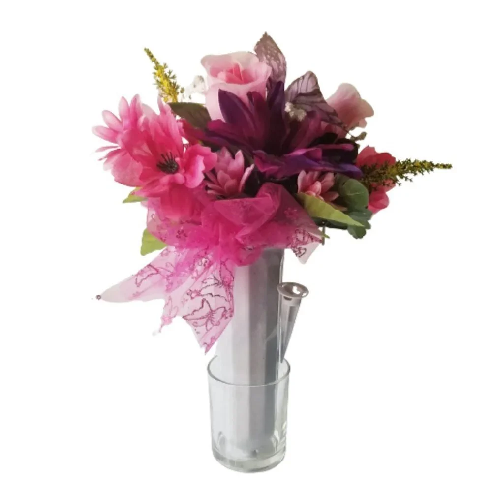 Cemetery Flowers in Spiked Cone 🌺